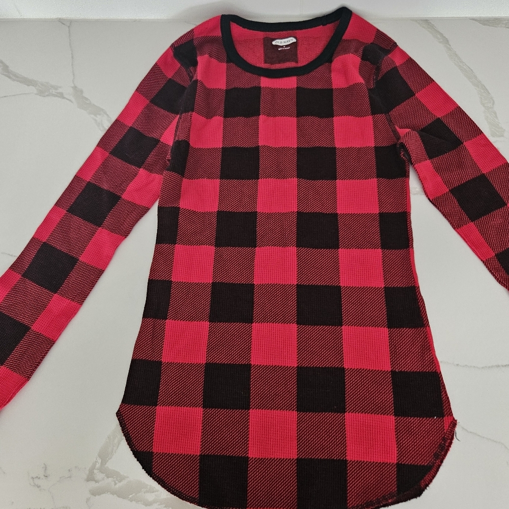 NWOT Girls Checkerboard Night Shirt/Gown